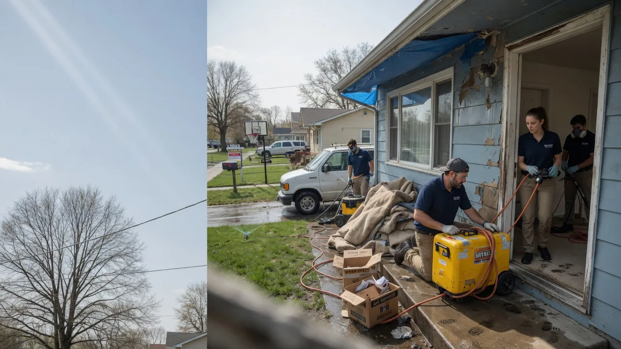 Basement Flood Cleanup in Collins, WI near me